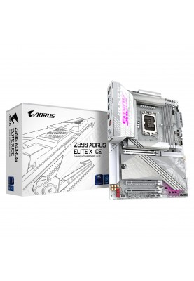 Материнська плата Gigabyte Z890 Aorus Elite X Ice Socket 1851