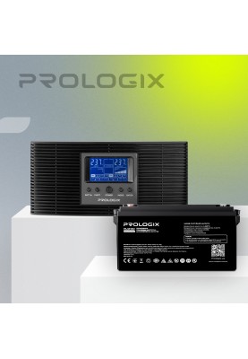 Комплект резервного живлення Prologix 800 (PLP800XL) + АКБ PL12-80, AGM