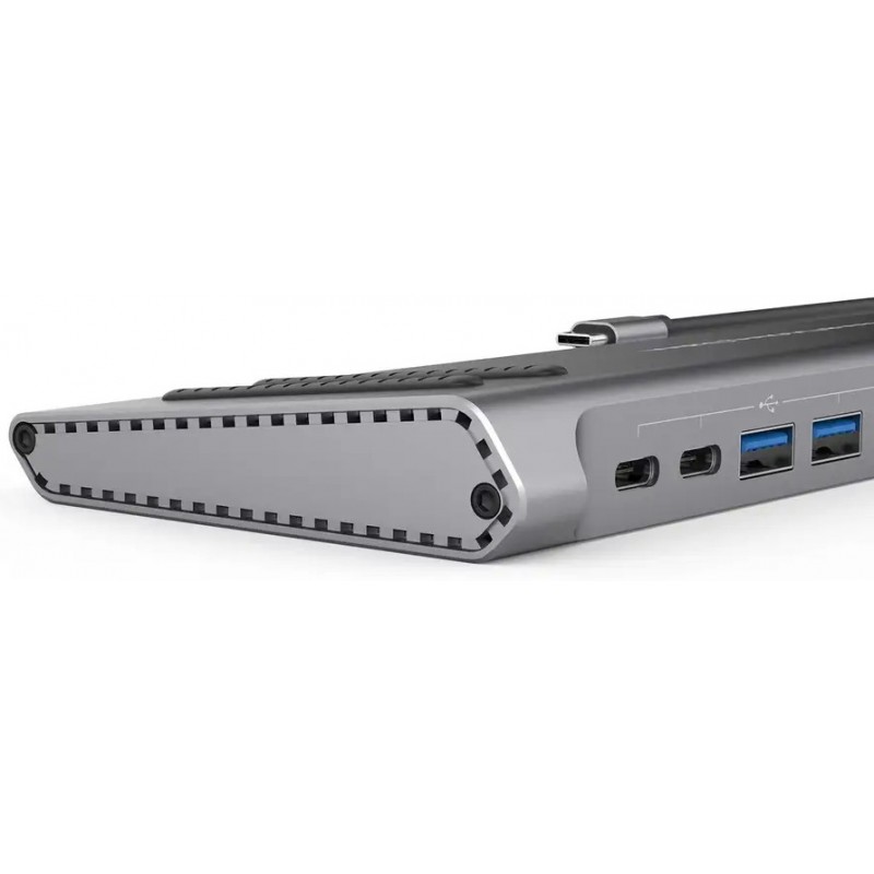 Концентратор-підставка USB-C XoKo AC-1400 (XK-AC1400-SL)