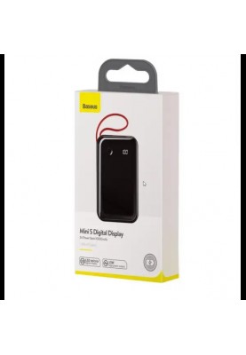 Універсальна мобільна батарея Baseus Mini S 10000mAh 10W Black (PPXF-E01)