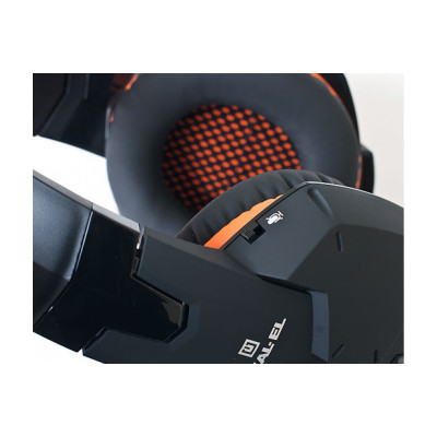 Гарнітура REAL-EL GDX-7700 Black/Orange Гарнітура REAL-EL GDX-7700 Black/Orange