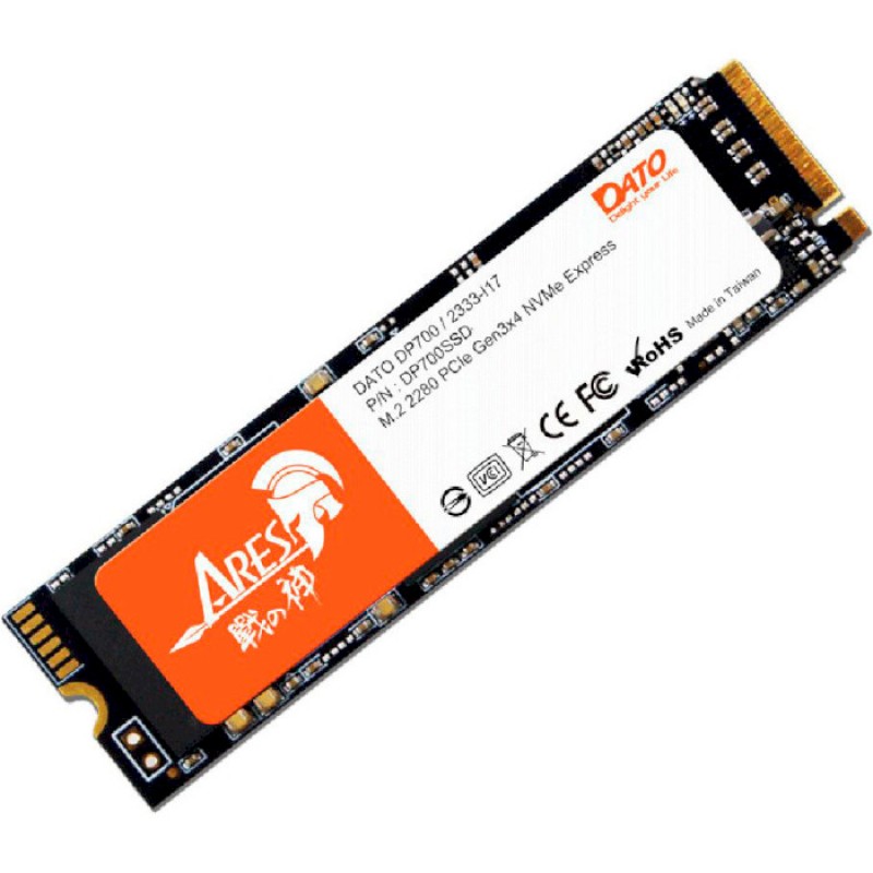 Накопичувач SSD  256GB Dato DP700 PCIe Gen3x4 (DP700SSD-256GB)