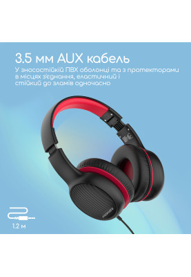 Навушники Promate Simba Onyx