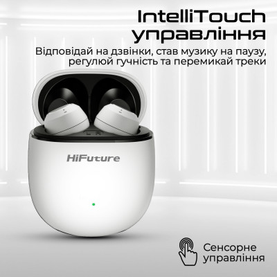 Bluetooth-гарнітура HiFuture OlymBuds3 Black (olymbuds3.black) Bluetooth-гарнітура HiFuture OlymBuds3 Black (olymbuds3.black)