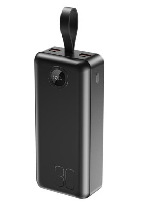 Універсальна мобільна батарея XO PR240 30000mAh Black (PR240.black)