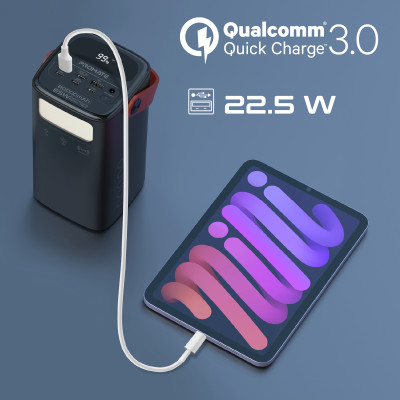 Універсальна мобільна батарея Promate PowerMine-80 65W 80000mAh Black