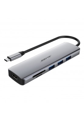 Концентратор FrimeCom USB-C Boyye 6-в-1 (UC-602)