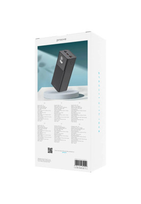 Універсальна мобільна батарея Proove Giant Lite 22.5W 40000mAh Black (PBGI20312201)