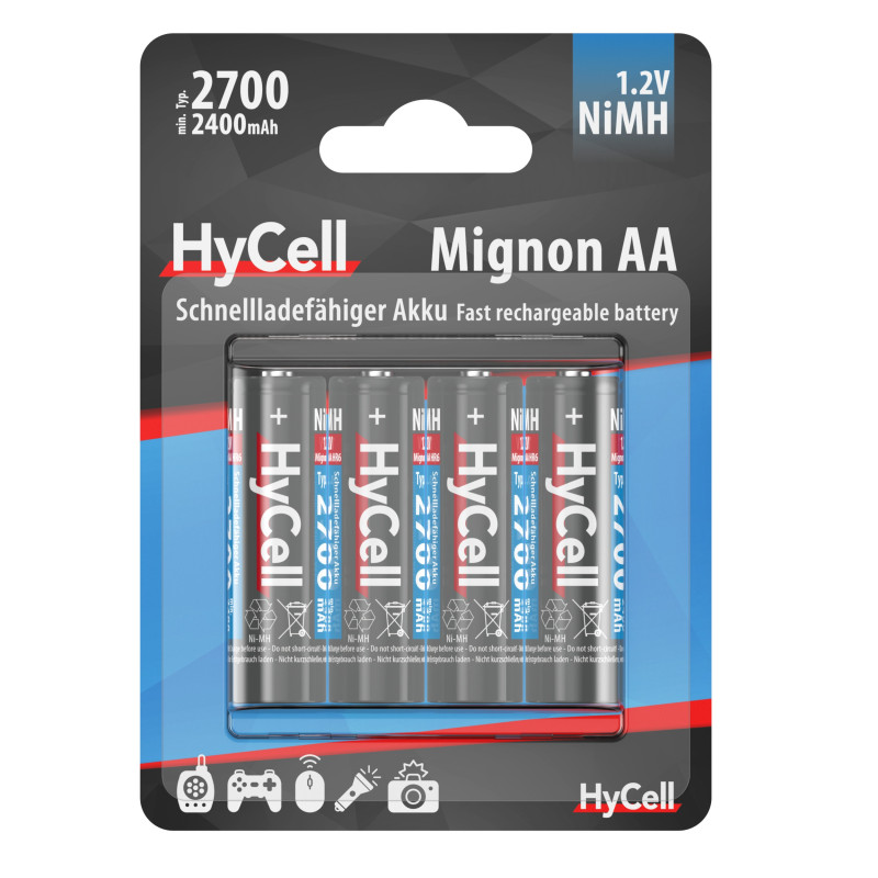 Акумулятори Ansmann AA/HR06 HyCell NI-MH 2700 mAh BL 4 шт