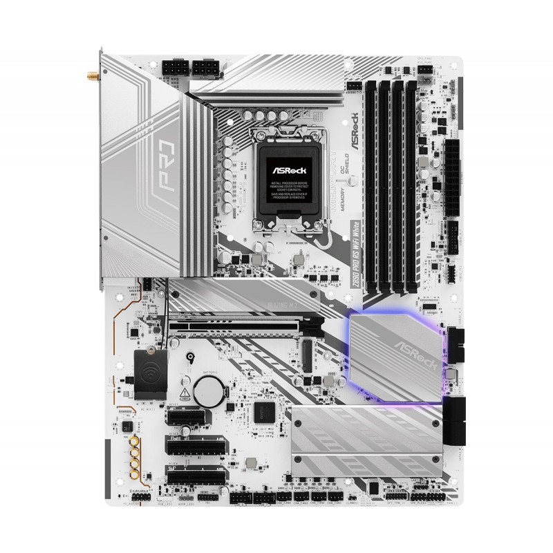 Материнська плата ASRock Z890 Pro RS WiFi White Socket 1851