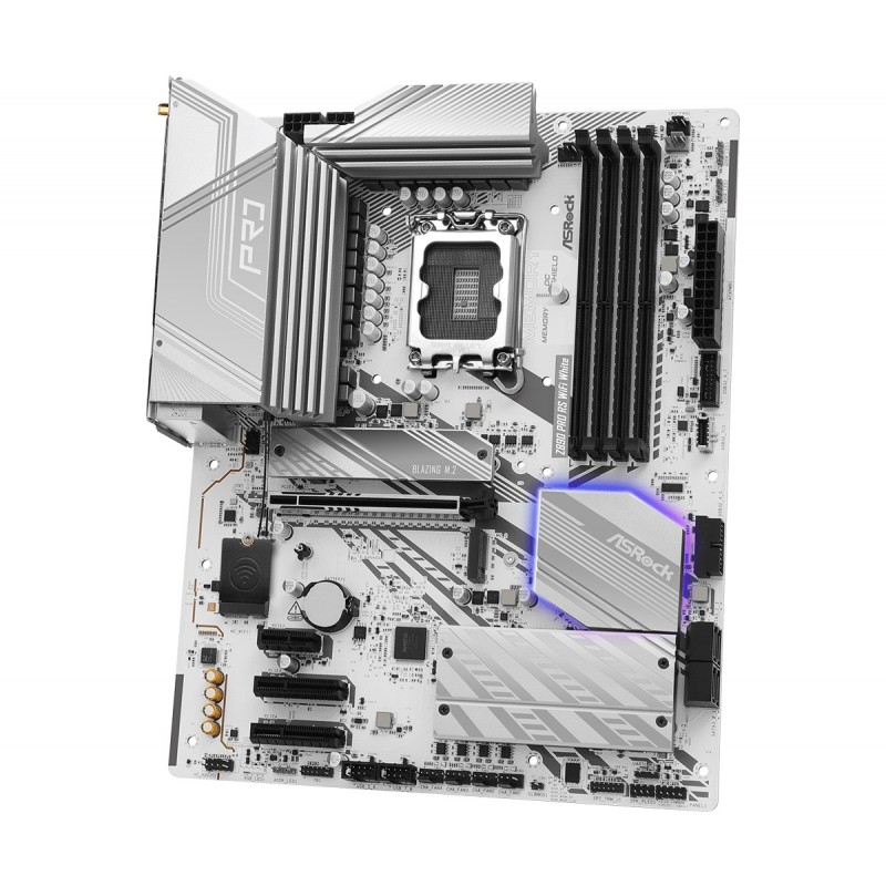 Материнська плата ASRock Z890 Pro RS WiFi White Socket 1851