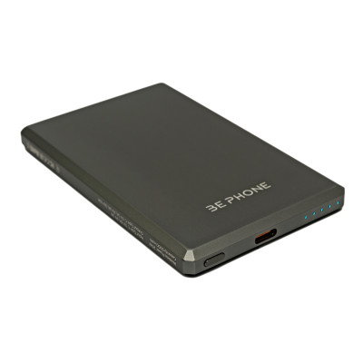 Універсальна мобільна батарея BePhone K5 5000 mAh MagSafe Grey 15W (BP-K5-GR)