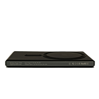 Універсальна мобільна батарея BePhone K5 5000 mAh MagSafe Grey 15W (BP-K5-GR)
