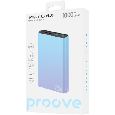 Універсальна мобільна батарея Proove Hyper Flux Plus 22.5W 10000mAh Gradient (2003000232639) Універсальна мобільна батарея Proove Hyper Flux Plus 22.5W 10000mAh Gradient (2003000232639)