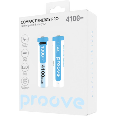 Акумулятори Proove Compact Energy Pro AA/HR06 NI-MH 2700 mAh BL 2 шт