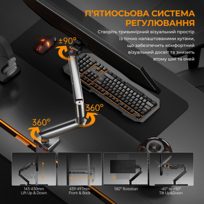 Кронштейн Anda Seat Stealth II 17"-32" White (AD-W-A6D-1S-FW) (VESA100х100) Кронштейн Anda Seat Stealth II 17"-32" White (AD-W-A6D-1S-FW) (VESA100х100)