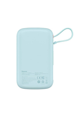 Універсальна мобільна батарея Baseus Qpow Pro 10000mAh, 20W, Blue (PPQD020003)