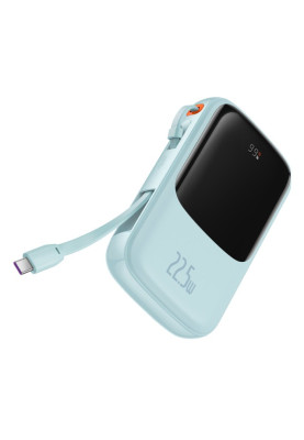 Універсальна мобільна батарея Baseus Qpow Pro 10000mAh, 22,5W, Blue (PPQD020103)