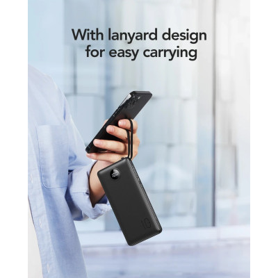 Універсальна мобільна батарея Veger C10 10000mAh, Black (1283126526848)