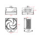 Кулер процесорний ID-Cooling Frozn A410 SE ARGB