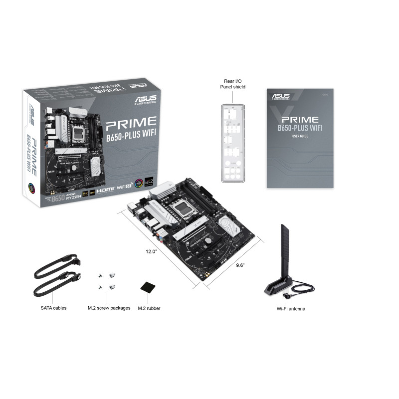 Материнська плата Asus Prime B650-Plus WiFi Socket AM5