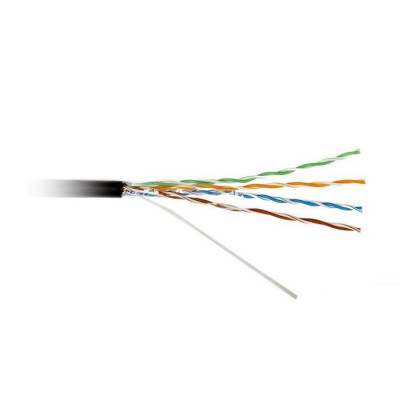 Кабель для зовнішньої прокладки Atcom (20799) Standard FTP, 4*2*0.5мм, ССА, CAT5e, 305м