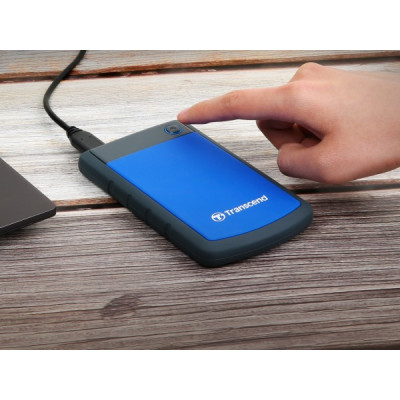 Накопичувач зовнiшнiй 2.5" USB 4.0TB Transcend StoreJet 25H3 Navy Blue (TS4TSJ25H3B) Накопичувач зовнiшнiй 2.5" USB 4.0TB Transcend StoreJet 25H3 Navy Blue (TS4TSJ25H3B)