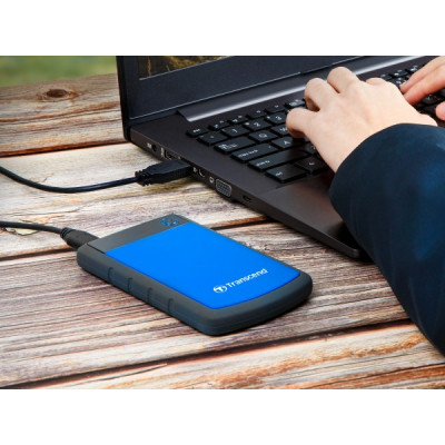Накопичувач зовнiшнiй 2.5" USB 4.0TB Transcend StoreJet 25H3 Navy Blue (TS4TSJ25H3B) Накопичувач зовнiшнiй 2.5" USB 4.0TB Transcend StoreJet 25H3 Navy Blue (TS4TSJ25H3B)