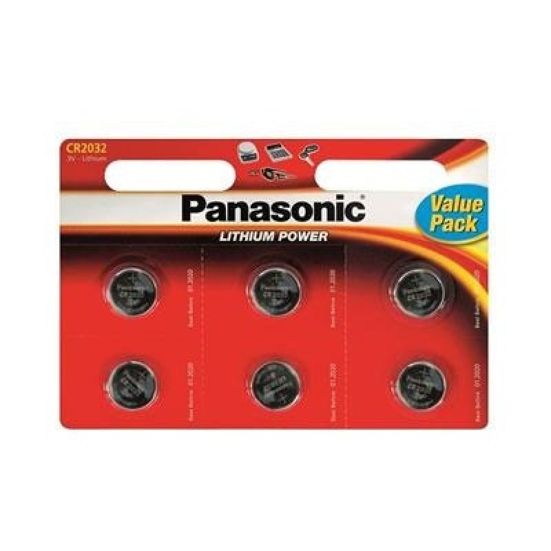 Батарейка Panasonic CR 2032 BL 6шт