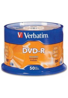 DVD+R Verbatim 16X 4,7GB Wrap-box 50 шт Extra Matt Silver (43791)