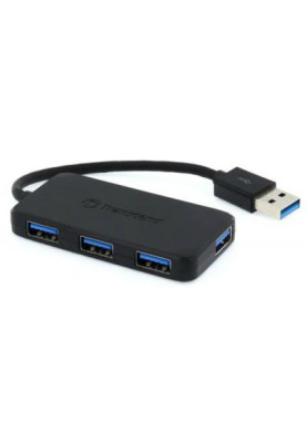 Концентратор USB3.0 Transcend HUB2 (TS-HUB2K) Black 4хUSB3.0