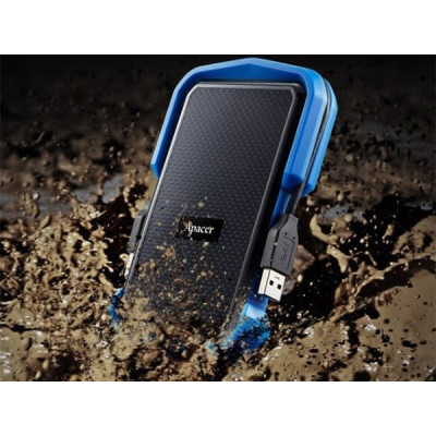 Зовнішній жорсткий диск 2.5" USB 1.0TB Apacer Apacer AC631 Black/Blue (AP1TBAC631U-1) Зовнішній жорсткий диск 2.5" USB 1.0TB Apacer Apacer AC631 Black/Blue (AP1TBAC631U-1)