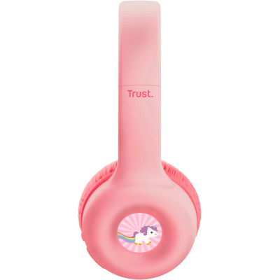 Bluetooth-гарнітура Trust On-ear Nouna Kids, Wireless Pink (25274) Bluetooth-гарнітура Trust On-ear Nouna Kids, Wireless Pink (25274)