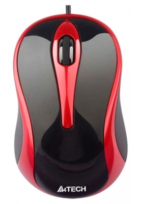 Миша A4Tech N-350-2 Red/Black V-Track