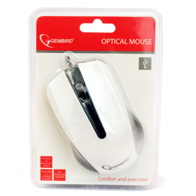 Мишка Gembird MUS-101-W біла USB