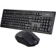 Комплект (клавіатура, миша) бездротовий A4Tech 3000N Black USB