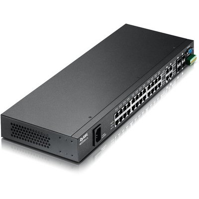 Комутатор ZyXEL MES3500-24 (MES3500-24-EU01V1F) (24xFE, 4xCombo GE/SFP, 16k MAC, L2)