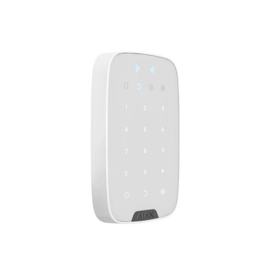 Бездротова сенсорна клавіатура Ajax KeyPad Plus White (26078.83.WH)