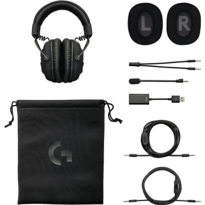 Гарнітура Logitech Pro X Gaming Black (981-000818) Гарнітура Logitech Pro X Gaming Black (981-000818)