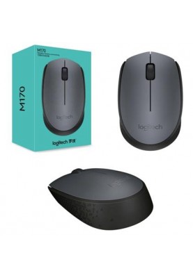 Миша бездротова Logitech M170 Grey/Black (910-004642)