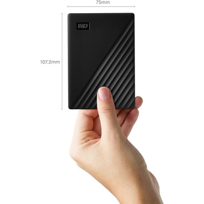 Зовнішній жорсткий диск 2.5" USB 1.0TB WD My Passport Black (WDBYVG0010BBK-WESN)_Bulk