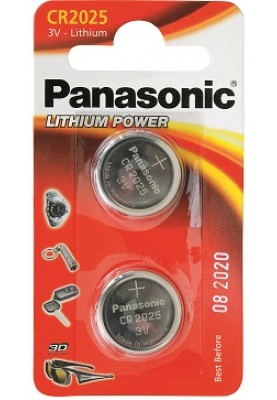 Батарейка Panasonic CR 2025 BL 2шт