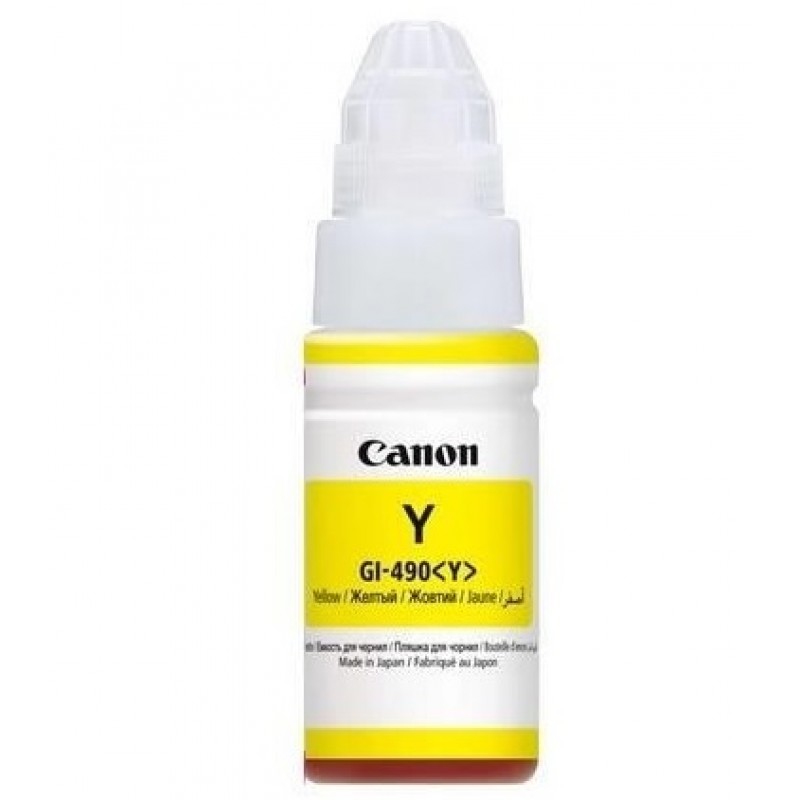 Чорнило CANON GI-490 PIXMA G1400/G2400/G3400 (Yellow) (0666C001) 70мл