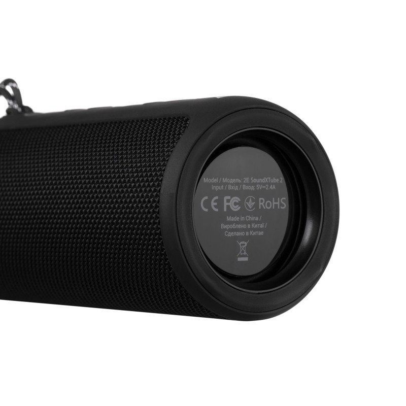 Акустична система 2E SoundXTube TWS MP3 Wireless Waterproof Black (2E-BSSXT2WBK)