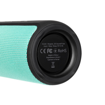 Акустична система 2E SoundXTube TWS MP3 Wireless Waterproof Turquoise (2E-BSSXTWTQ)