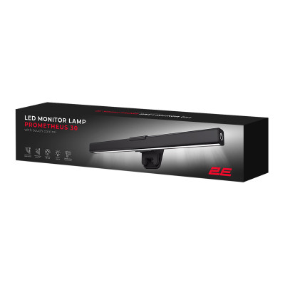Лампа на монітор 2E Prometheus 30 Black (2E-DL002BK) Лампа на монітор 2E Prometheus 30 Black (2E-DL002BK)