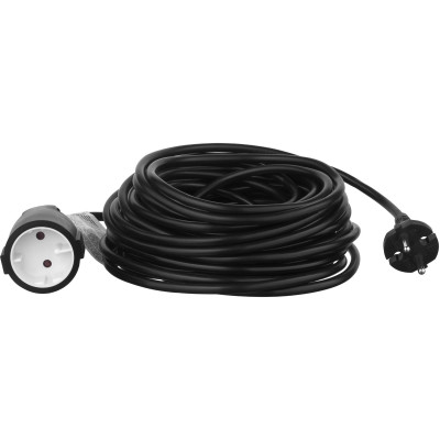 Мережевий подовжувач 2E 1XCEE7/17, 2G*1.0мм, 15м, black (2E-PC210M15)