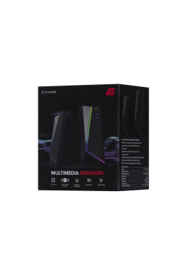 Акустична система 2E PCS233 RGB Black (2E-PCS233BK)