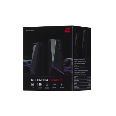 Акустична система 2E PCS233 RGB Black (2E-PCS233BK)