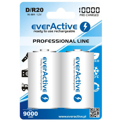 Акумулятор everActive D/HR20 10000mAh BL 2шт Акумулятор everActive D/HR20 10000mAh BL 2шт